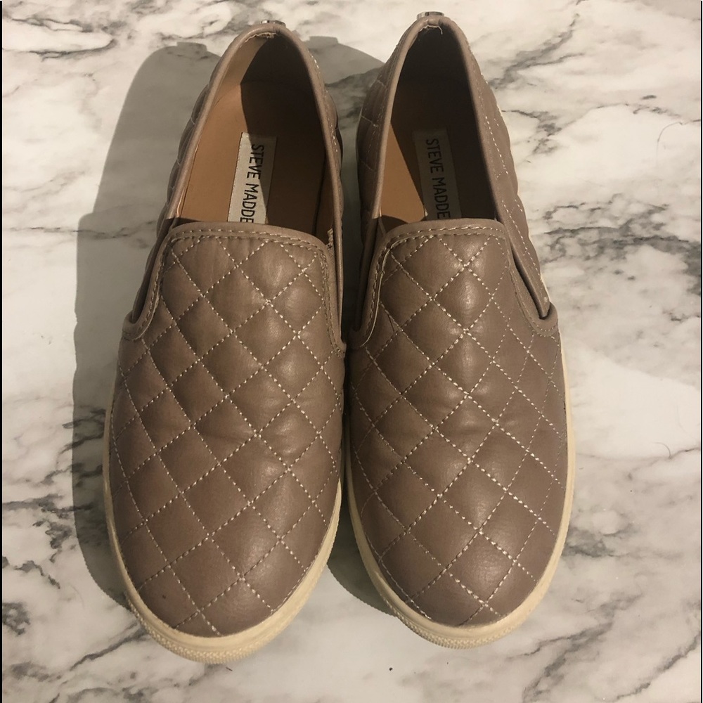 steve madden leather slip on ECENTRCQ